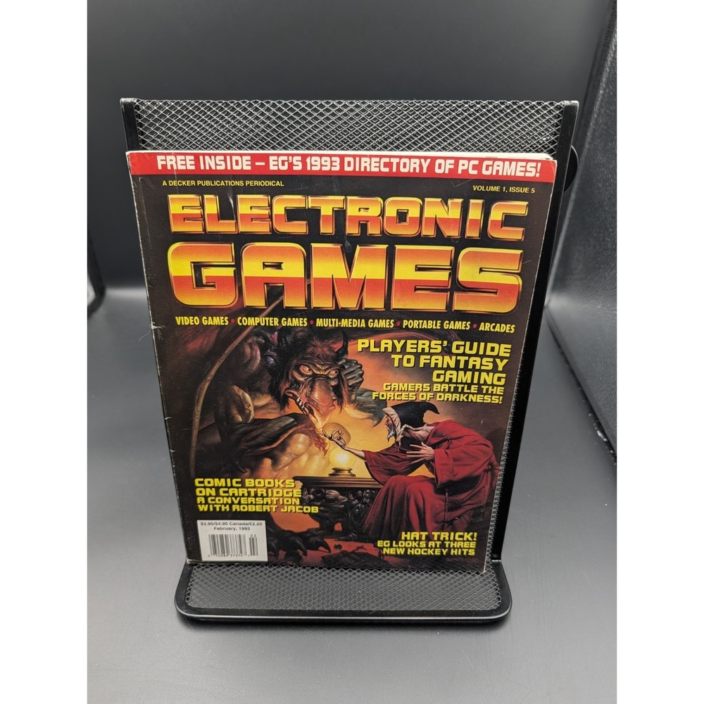 ELECTRONIC GAMES Magazine Issue 5, FEBRUARY 1993 PLAYERS GUIDE TO FANTASY GAMING